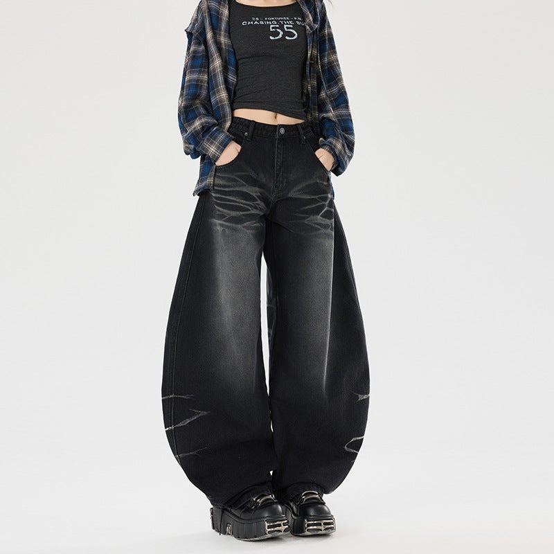 Unisex Casual Daily Denim Jeans - Image 3