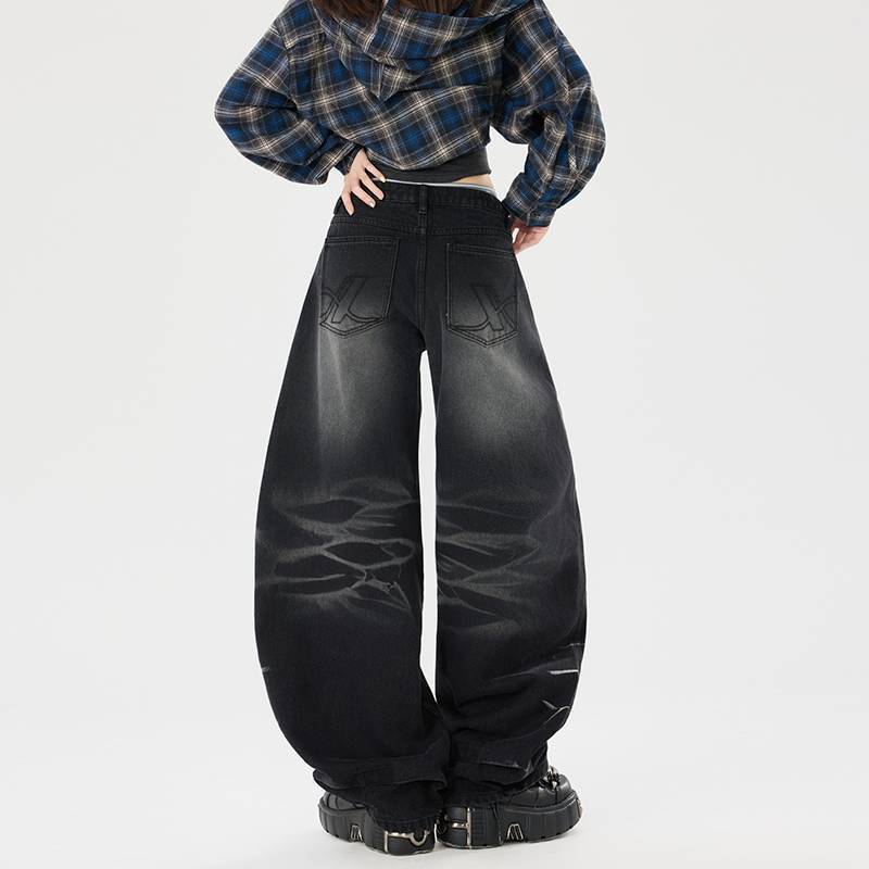 Unisex Casual Daily Denim Jeans - Image 1