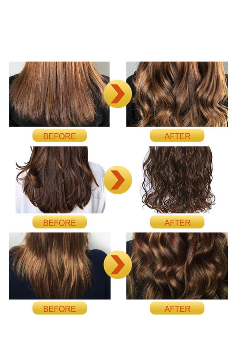 EELHOE Hair Styling & Shaping Cream, Long-Lasting Moisturizer with Curl Defining & Heat Protection â Natural Styling Cream for All Hair Types, Provides Hold and Protects Against Damage 100ml - Image 5