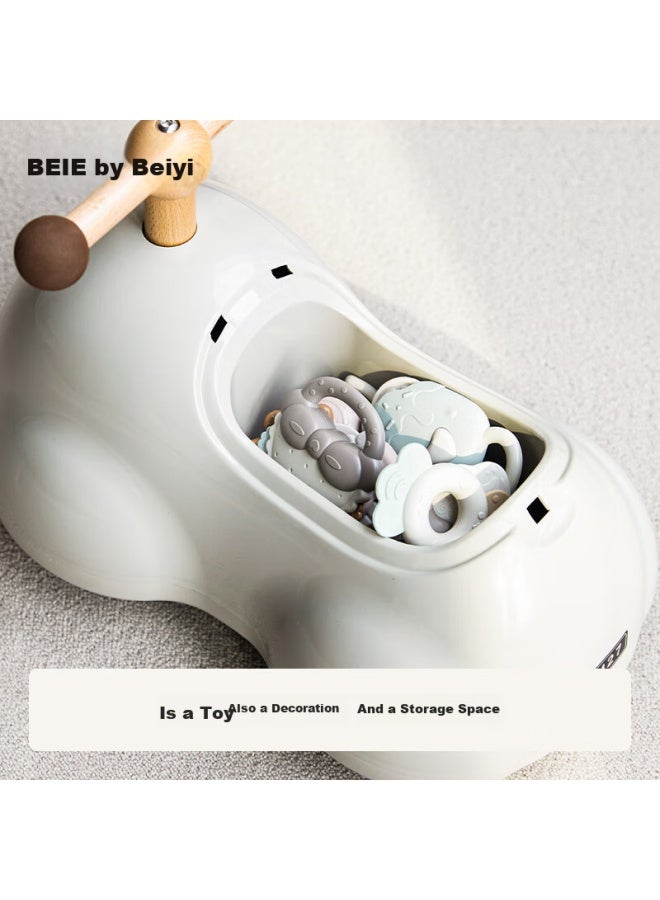 Beie Peanut Car Children's Twist Car For 1-3 Year Old Toddlers, Gourd Car With Storage Compartment, First Birthday Gift, Mica Gray - Image 5
