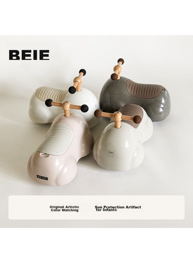 Beie Peanut Car Children's Twist Car For 1-3 Year Old Toddlers, Gourd Car With Storage Compartment, First Birthday Gift, Mica Gray - Image 3