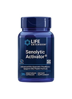 Life Extension Senolytic Activator With Quercetin Fisetin For Immune Support Anti Aging & Longevity Supports Systemic Rejuvenation Non Gmo Gluten Free 36 Vegetarian Capsules  - Image 1