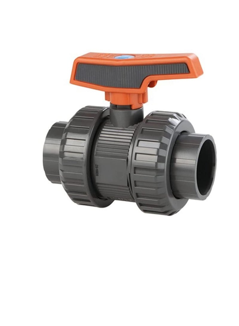 Cepex PVC Heavy Duty Water Supply Pipe Fittings for Swimming Pool, Agriculture, Irrigation & Commercial Plumbing Use (2.1/2 Inch, Union Ball Valve)  - Image 3