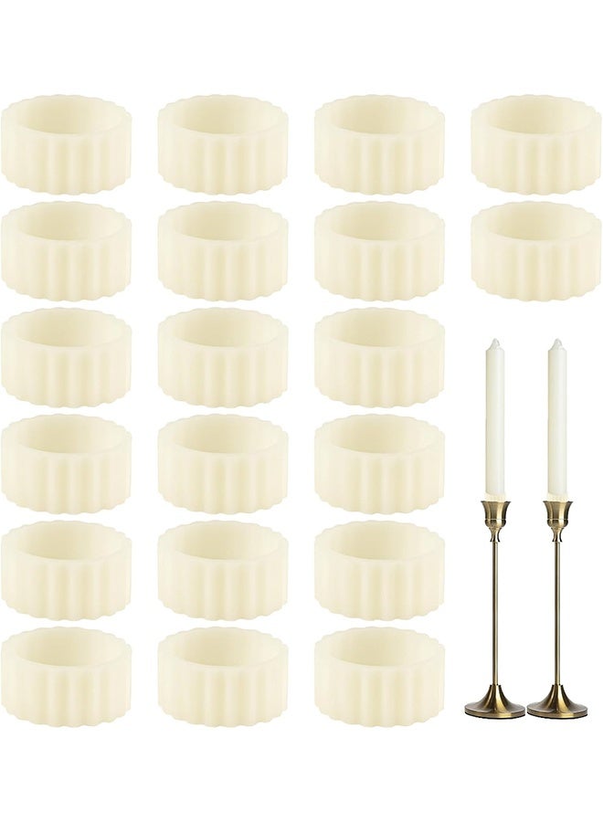 20 Pcs Rubber Candle Hugger, Candle Grips Inserts for Taper Candles Base Accessories Bougie Upright and in Place for Taper Bougie Cups - Image 1