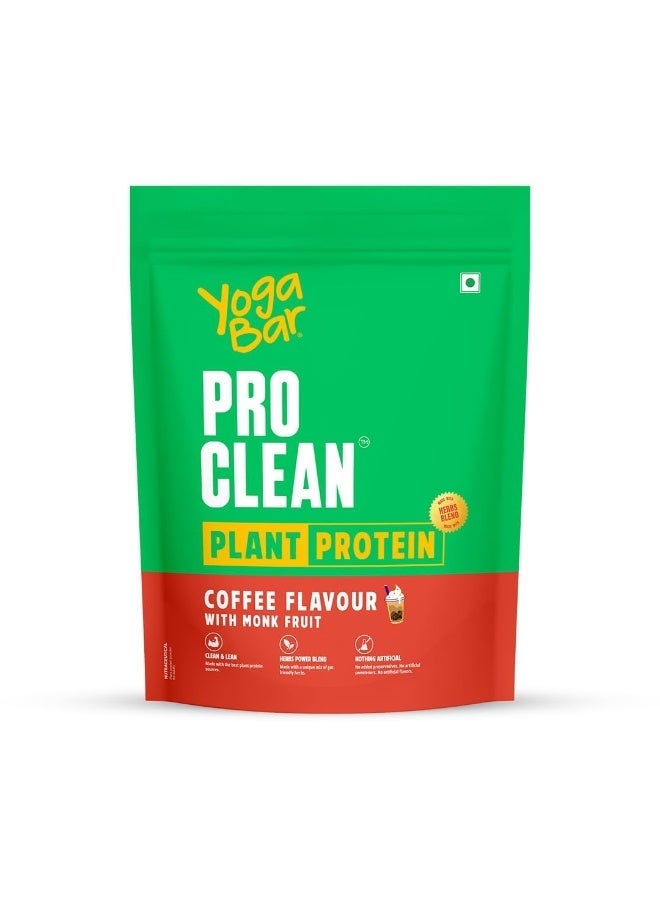 Yogabar Pro Clean Plant Protein Powder | Chocolate + Coffee + Unflavoured | With Monk Fruit | Vegan, Gluten-Free, No Added Sugar | 3 x 500g - Image 2
