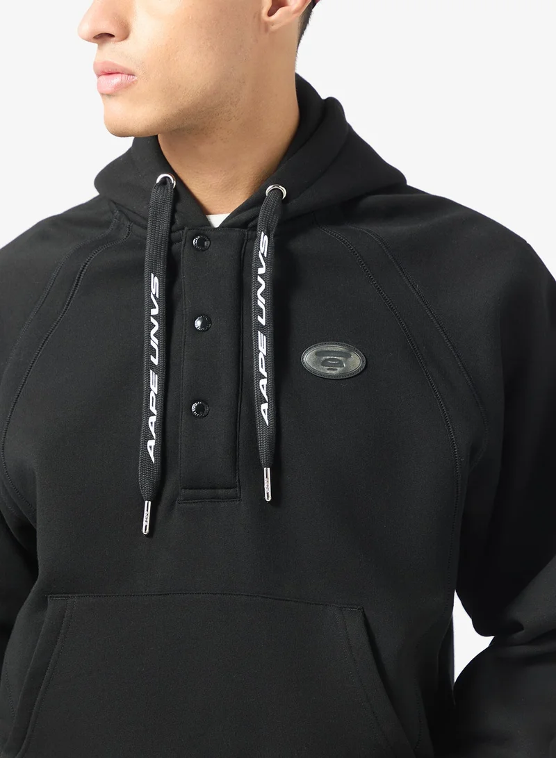 AAPE Moonface logo hoodie