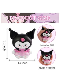 General 4PCS Kitty Squishy Stress Relief Ball, Kawaii Stress Ball Fun Adult Stress Reduction Stress Relief Accessory  - Image 2