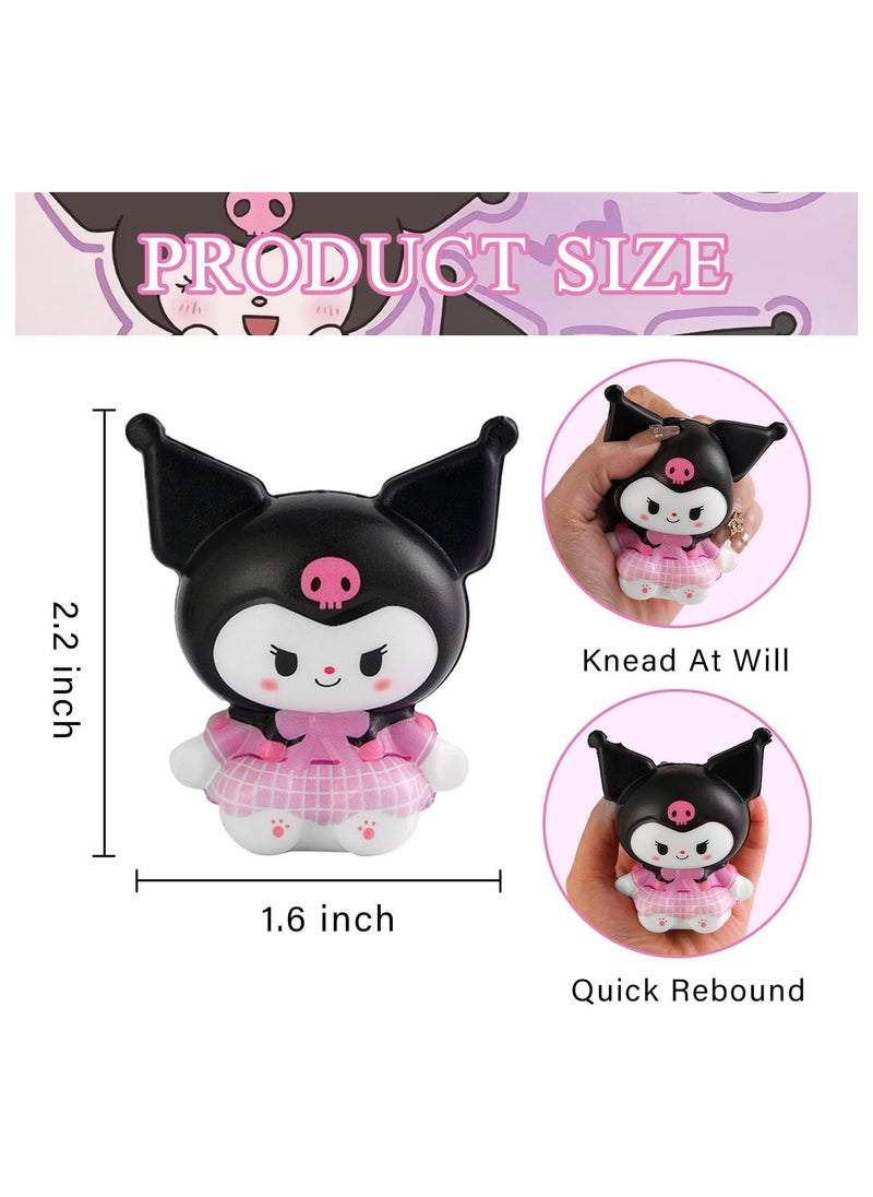 General 4PCS Kitty Squishy Stress Relief Ball, Kawaii Stress Ball Fun Adult Stress Reduction Stress Relief Accessory  - Image 2