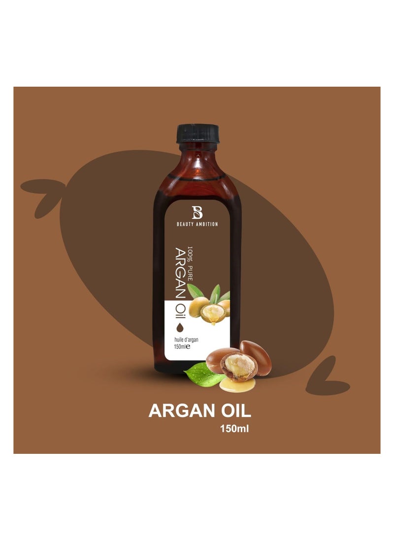 100% Pure Argan Oil for Hair and Skin Care,150ml