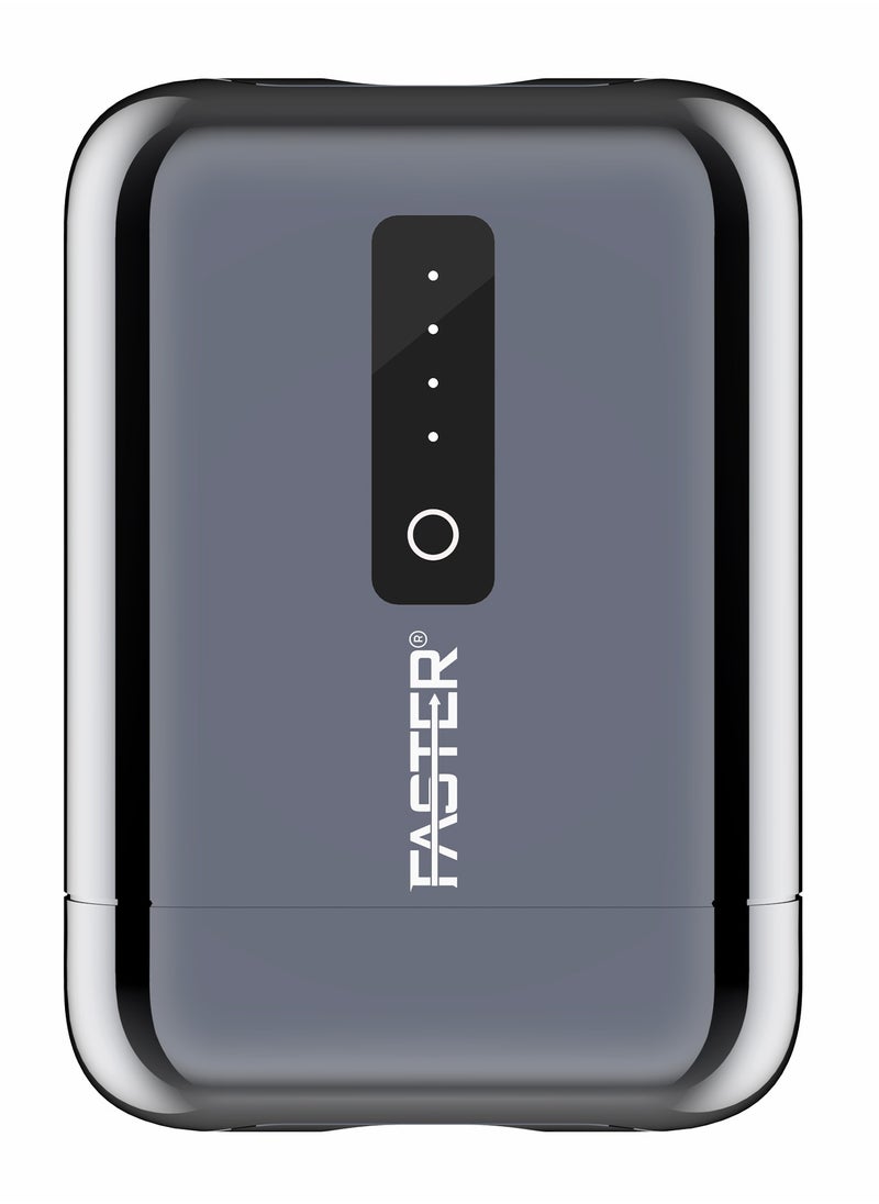 Faster - 10000 mAh Power Bank - 22.5W Fast Charging Portable Charger - Laptop Mobile Charger Portable with 1 USB A Port & 1 USB C Port - Battery Pack For Laptop MacBook Dell iPhone Samsung - Compact Design Mini Powerbank - Image 1