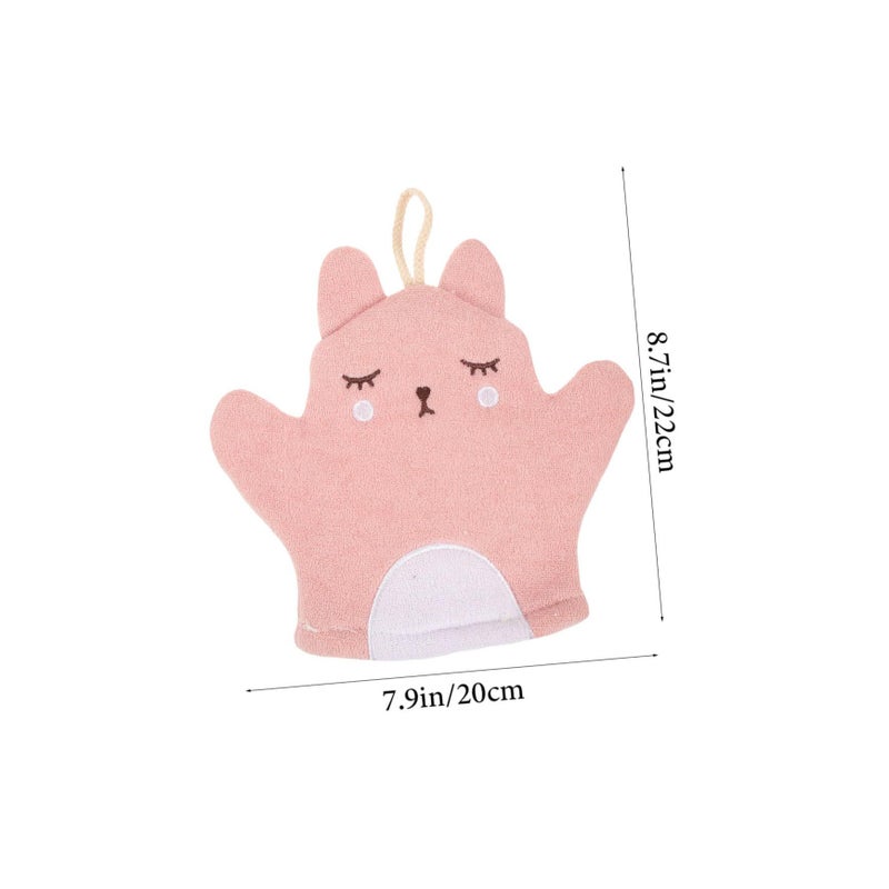 3pcs Exfoliating Bathing Gloves Shower Mittens Skin Care Cleaning Supplies - Image 3