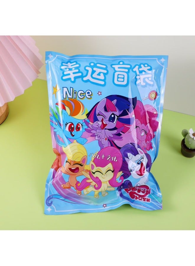 Pony Stationery Blind Bag Small Gift Lucky Gift Bag Sanrio Blind Bag School Supplies Gift Bag Surprise Blind Box-Color:Sanrio Textbook Blind Bag 27*20 - Image 5