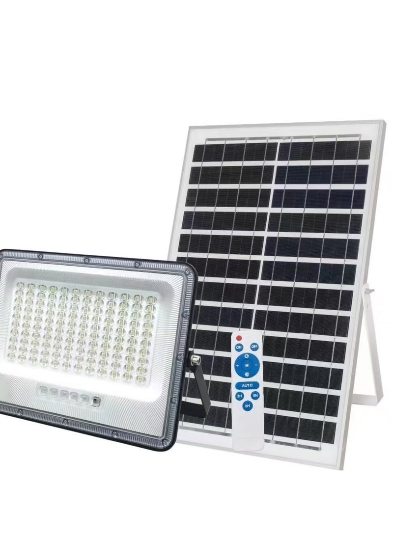 هاكوز كشاف LED يعمل بالطاقة الشمسية بقوة 400 واط، مع جهاز تحكم عن بعد  - Image 1
