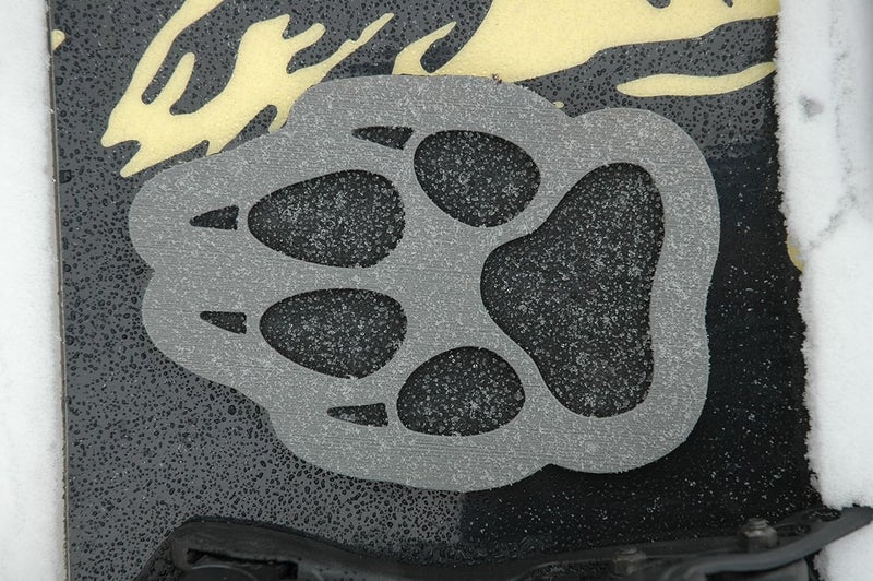 Toejamr Snowboard Stomp Pad - Wolf Paw - Gray - Image 4