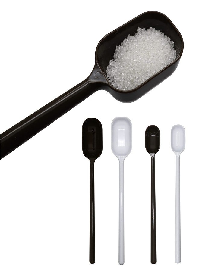 EIKS 4-Pcs Long Handle Scoop Measuring Spoons for Dry and Liquid Ingredients Coffee bean Used Apply in Kitchen Cooking Baking - Image 1