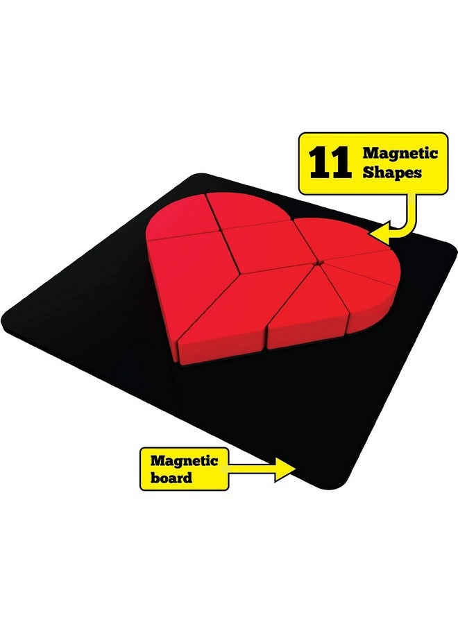 Play Panda Brain Booster Set 2 (Junior) - 56 Puzzles Designed to Boost Intelligence - with Magnetic Shapes, Magnetic Board, Puzzle Book and Solution Book - for 7 8 9 10 up to 15 Years - Image 3