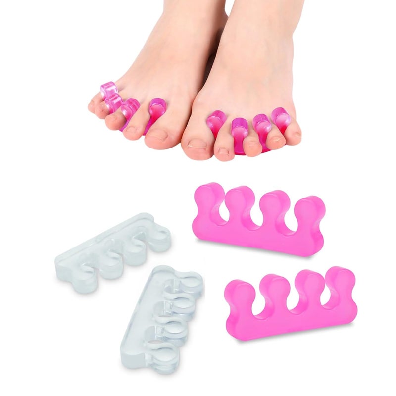 SUNFATT Toe Spacers for Women,Toe Separators for Women,Toe Separators Use for Separation of Toenails or Nails As Well As Relieve Orthopedic Bunion Symptoms - Image 1