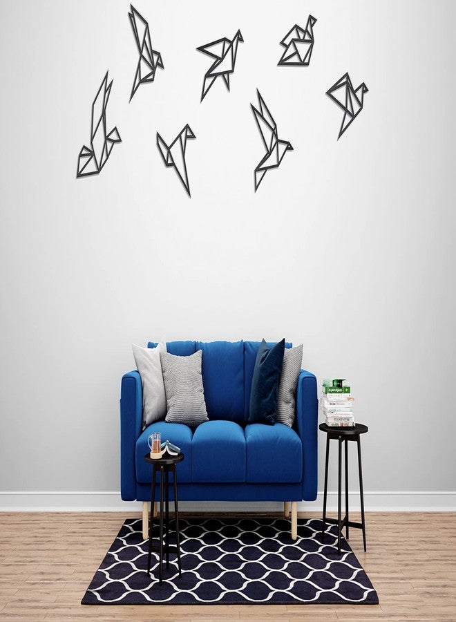 Elk Wooden Bird Wall Decor Set of 7 - Handmade Rustic Wood Birds for Home and Kitchen Decoration - Image 5
