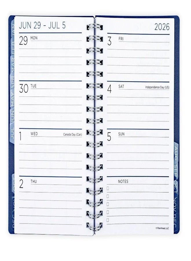 PlanAhead See IT Bigger Small, Pocket Size October 2025 - December 2026 Monthly/Weekly Planner Approx. 4" x 6" and Twin Fluorescent Pen - Image 3