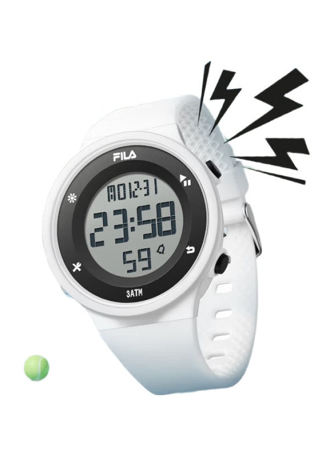 FILA (Fila) Luminous Electronic Sports Watch Trendy Waterproof Student Watch For Junior High School And College Students Exam Watch 6557-018 - Image 1