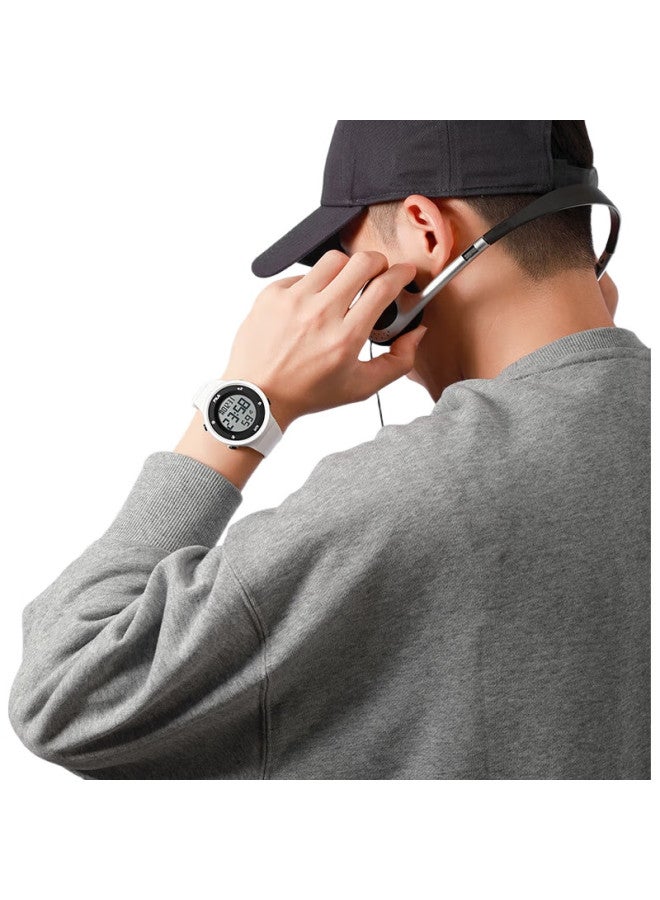 FILA (Fila) Luminous Electronic Sports Watch Trendy Waterproof Student Watch For Junior High School And College Students Exam Watch 6557-018 - Image 3
