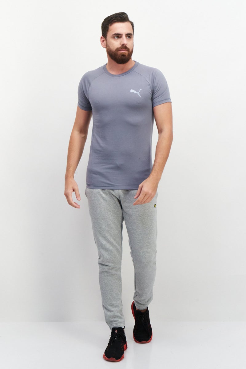 PUMA Men Sportswear Fit Short Sleeve Training T-Shirt, Grey - Image 3