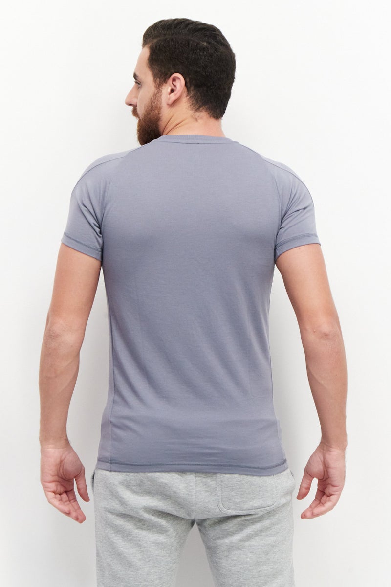 PUMA Men Sportswear Fit Short Sleeve Training T-Shirt, Grey - Image 4