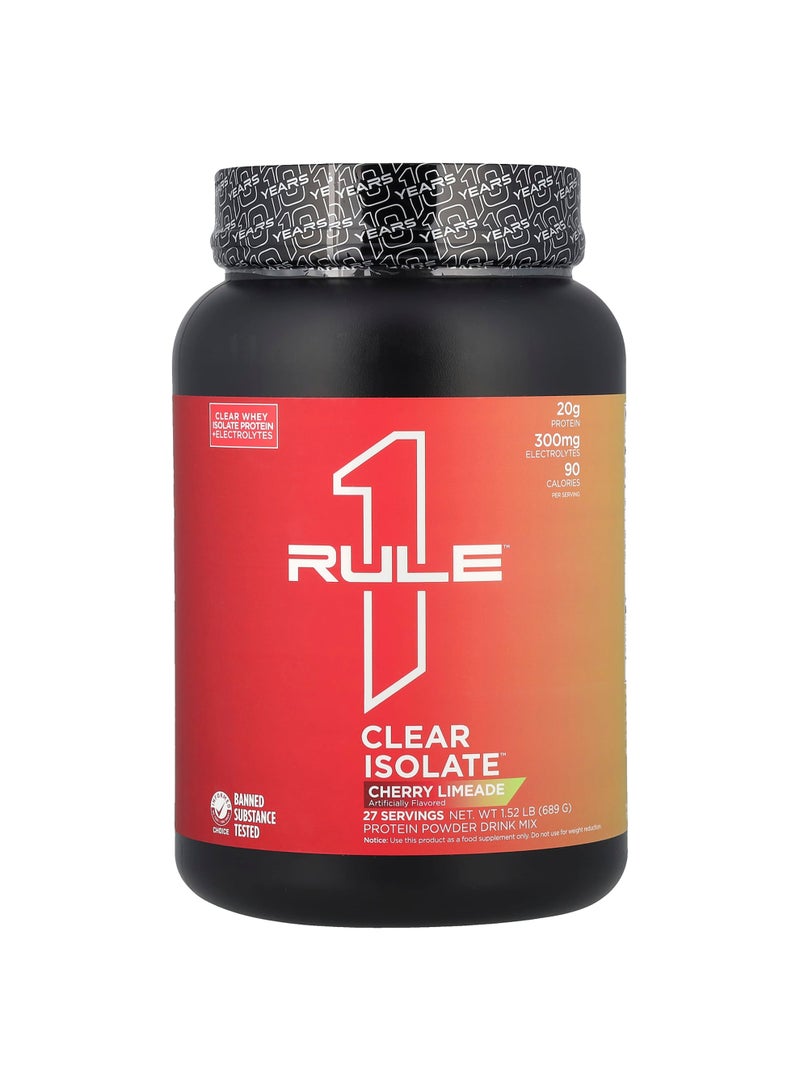 Clear Isolate™, Cherry Limeade, 1.52 lb (689 g)
