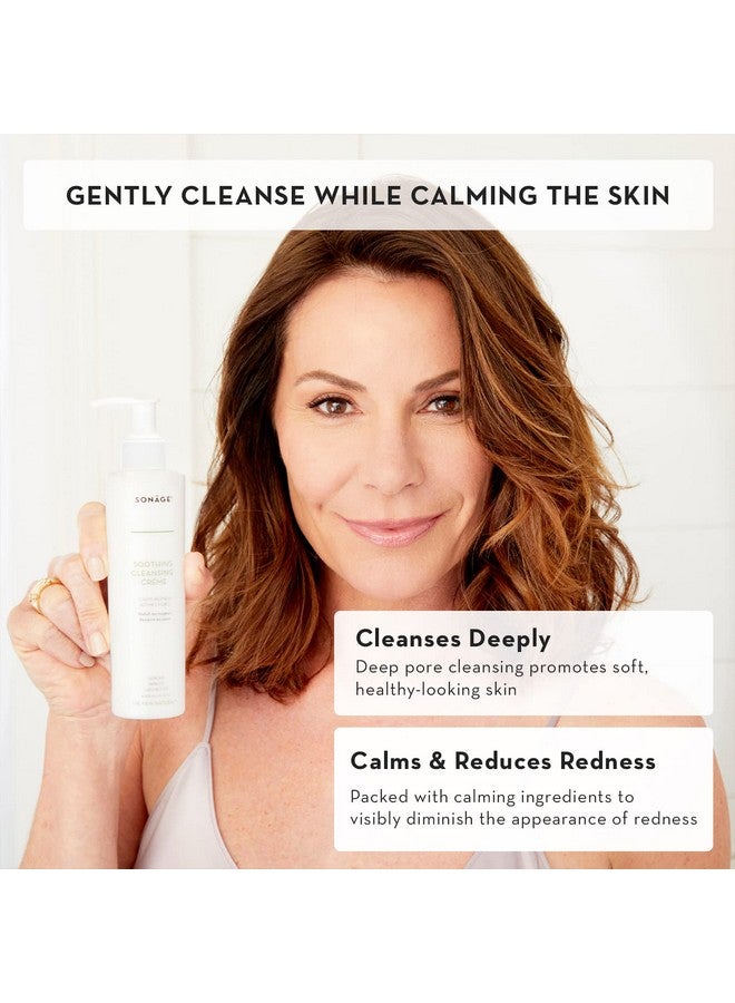 sonage Soothing Cleansing Cream | Gentle Daily Face Wash & Makeup Remover For Sensitive Skin | Balances Soothes & Cleanses - Image 3