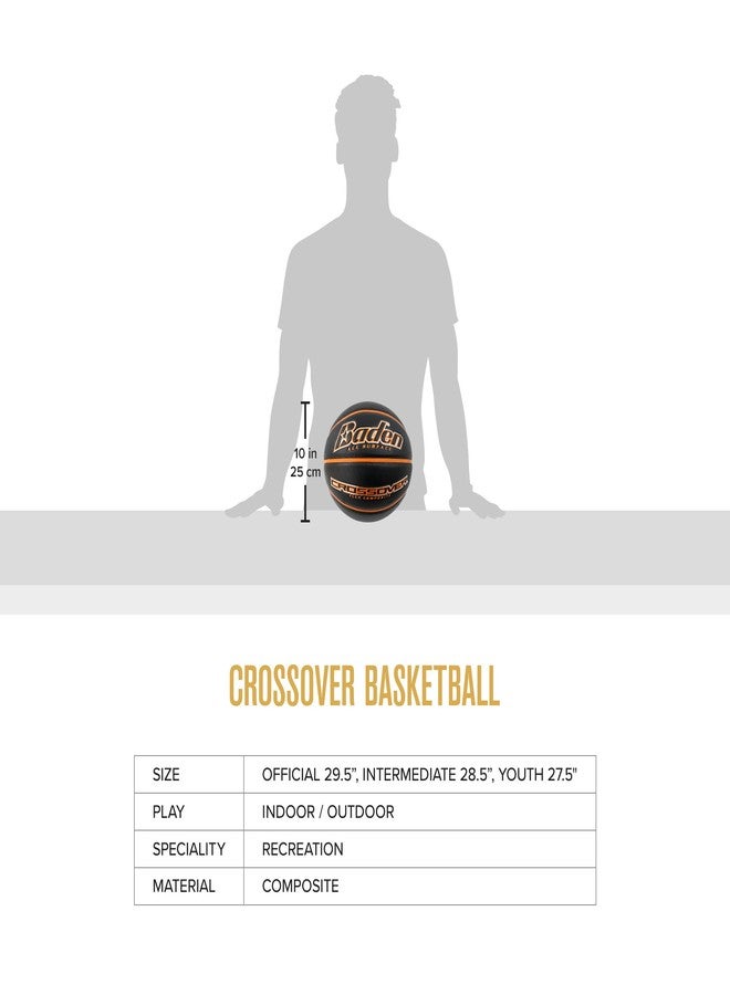 Baden Crossover Flex Composite Basketball | High-Performance Indoor/Outdoor Ball | Durable Composite Design for Versatile Play | Official Size - Image 3