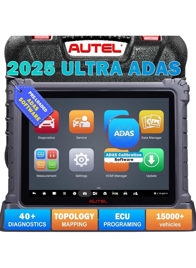 Autel Autel MaxiSys Ultra 2025 Version Full System Diagnostic Bi-Directional Scanner with 5-in-1 VCMI, Topology Map, 40+ Services, ECU Programming & Coding  - Image 2