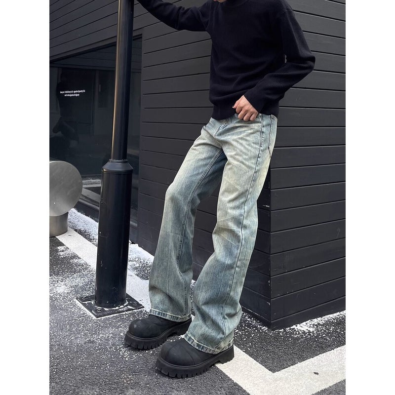 Unisex Classic Denim Jeans Loose Fit Daily Outdoor Wear - Image 2