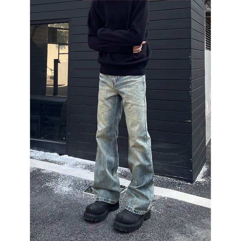 Unisex Classic Denim Jeans Loose Fit Daily Outdoor Wear - Image 3