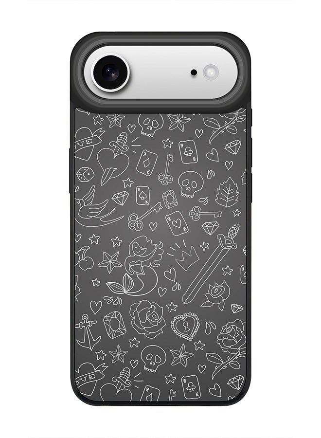 Stylizedd iPhone Air Case, [Compatible with MagSafe] Slim Magnetic cover Phone Case iPhone Air -Doodles - Image 1