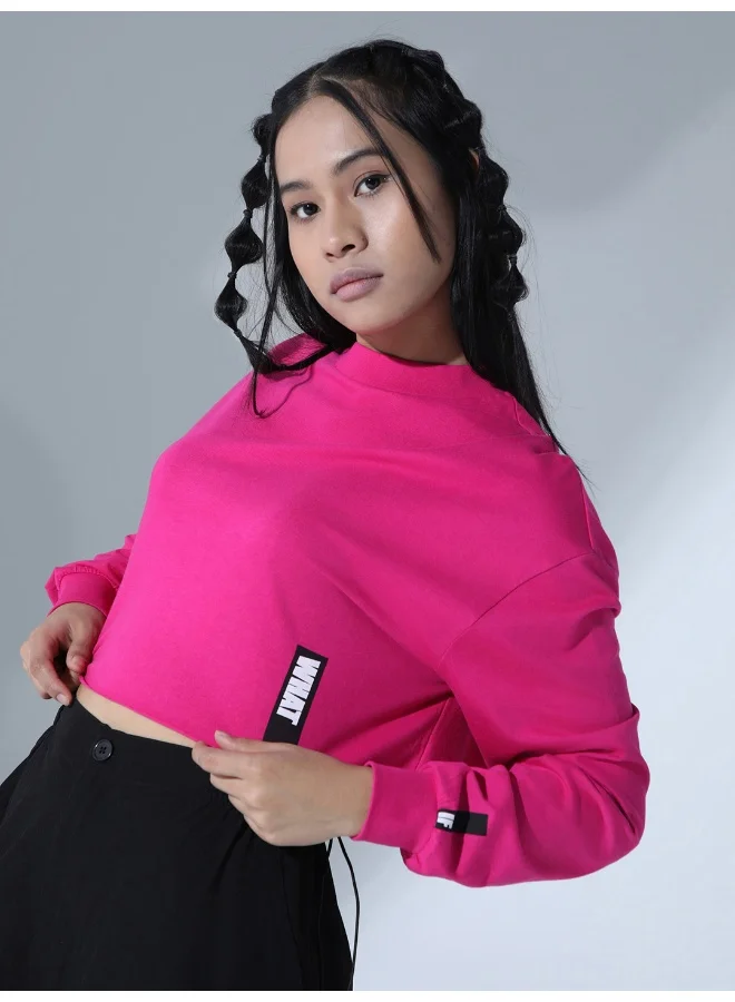 Hubberholme Women's Pink T-shirts - Bright and Playful Everyday Tee