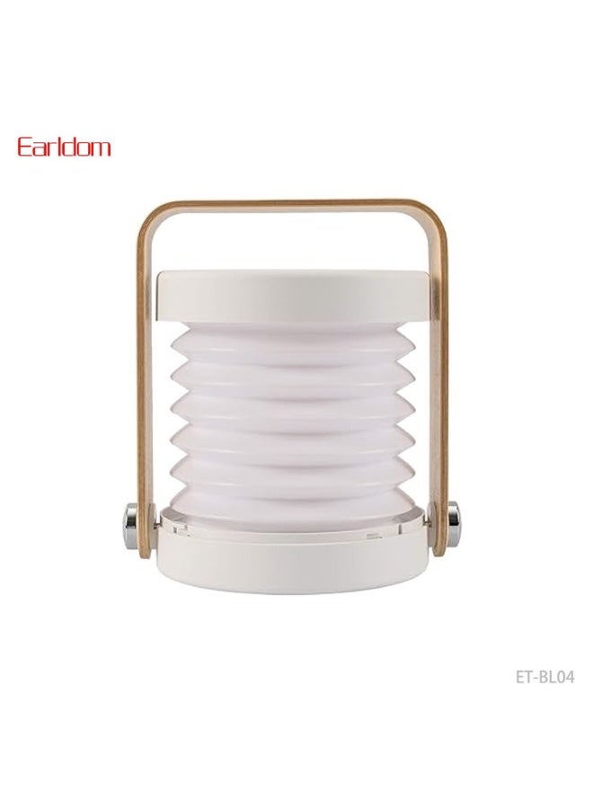 Earldom ET-BL04 Foldable Camping LED Lantern Light  with 3 Light Modes USB Rechargeable Ideal for Camping, Outdoor, Emergency and Home Use - Image 1