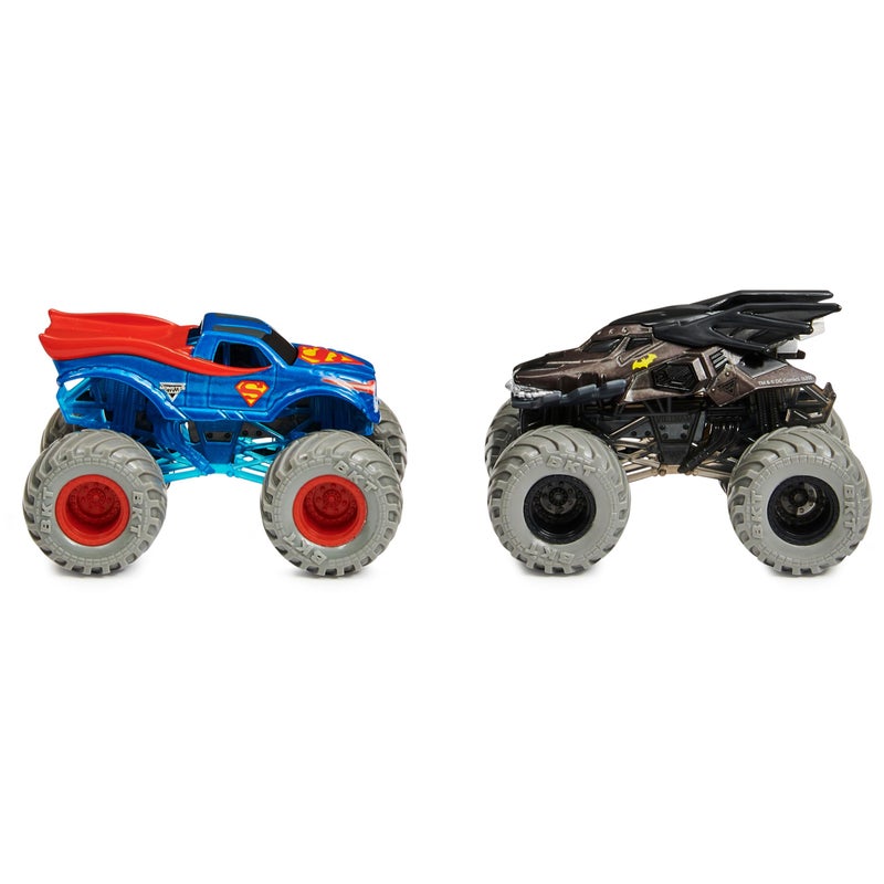 Monster Jam, Official Batman Vs. Superman Color-Changing Die-Cast Monster Trucks, 1:64 Scale - Image 2