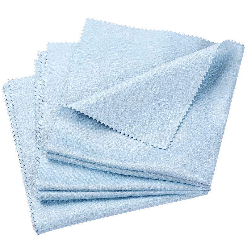 Sliverdew 3 Pcs Flute Cleaning Cloth Microfiber Clean Cloths Violin Cleaning Cloth Soft Lint Free Guitar Cleaning Cloth for Flute Cello Viola Trumpet Clarinet String Instruments, 11.8x11.8inch - Image 1