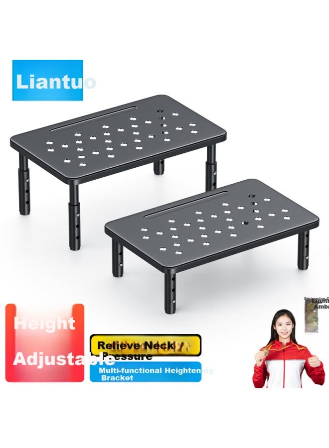 Linkstone Monitor Stand Laptop Stand Desktop Computer Monitor Stand Desktop Storage Rack Office Desktop Keyboard Storage Stand Base Storage Rack Z125B - Image 1