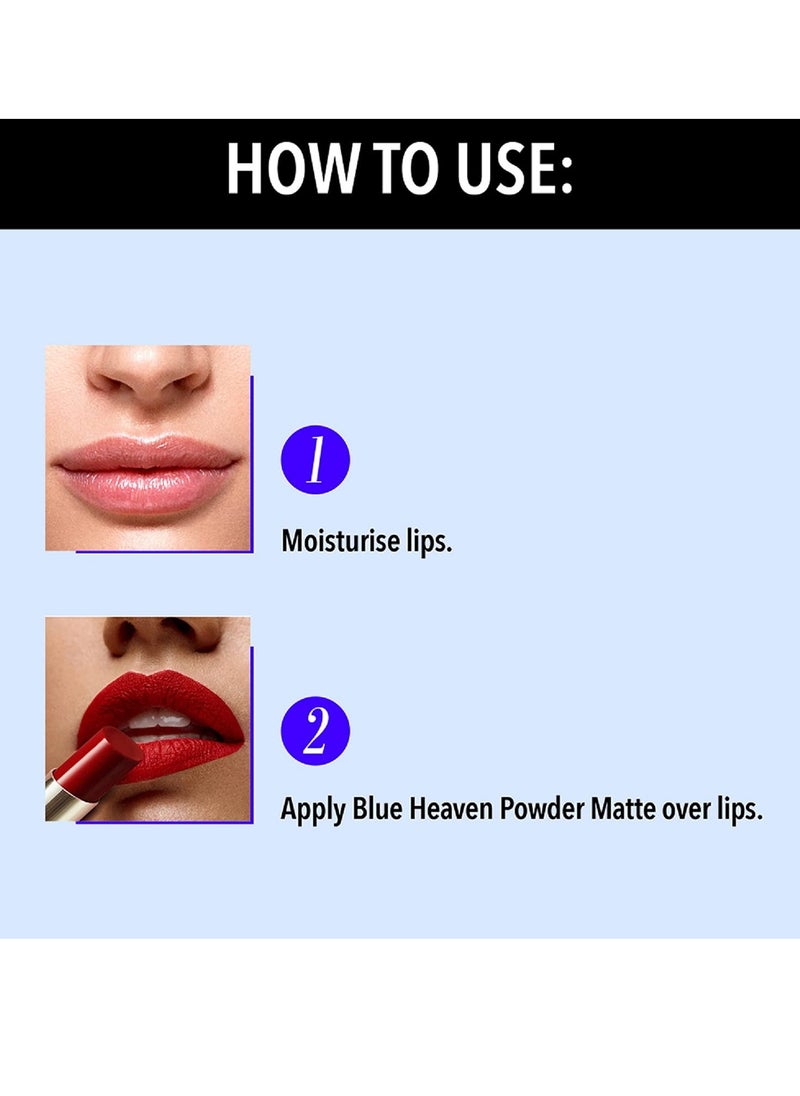 Blue Heaven - Blue Heaven Powder Matte Lipstick Barbie Doll - Image 1