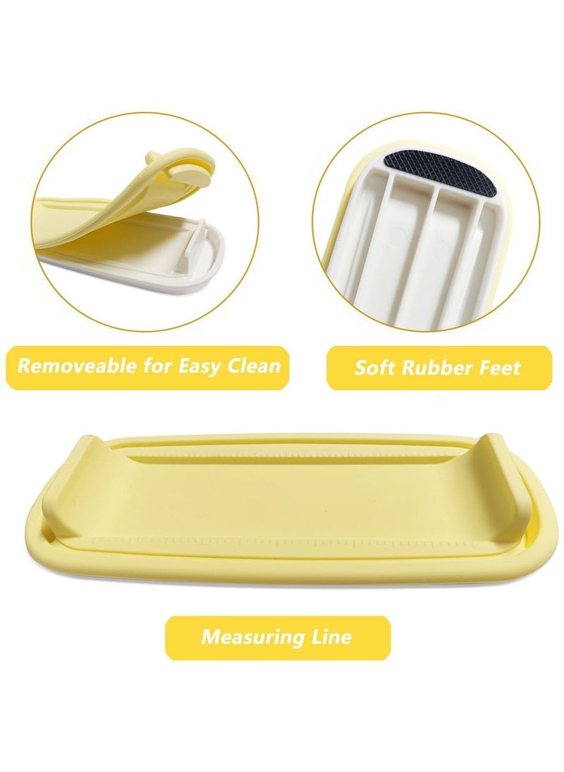 Generic Butter Dish with Lid and Knife for Countertop, Butter Keeper, Butter Container with Butter Knife, Food Grade Silicone Butter Tray Dishwasher Safe for Home  - Image 3