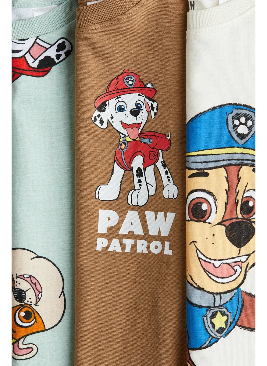 H&M 3-Pack Printed T-Shirts