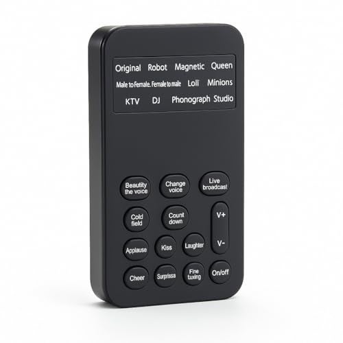FREDI HD PLUS ‎FREDI HD PLUS Mini Portable Voice Changer Device | Multi-Effect Sound Modulator with 12+ Modes, Noise Reduction & USB Rechargeable | Compatible with Mobile, Laptop, iPhone, Android & PS4/PS5 - Image 1