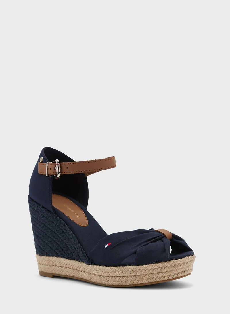 TOMMY HILFIGER Basic Open Toe High Wedge Sandals