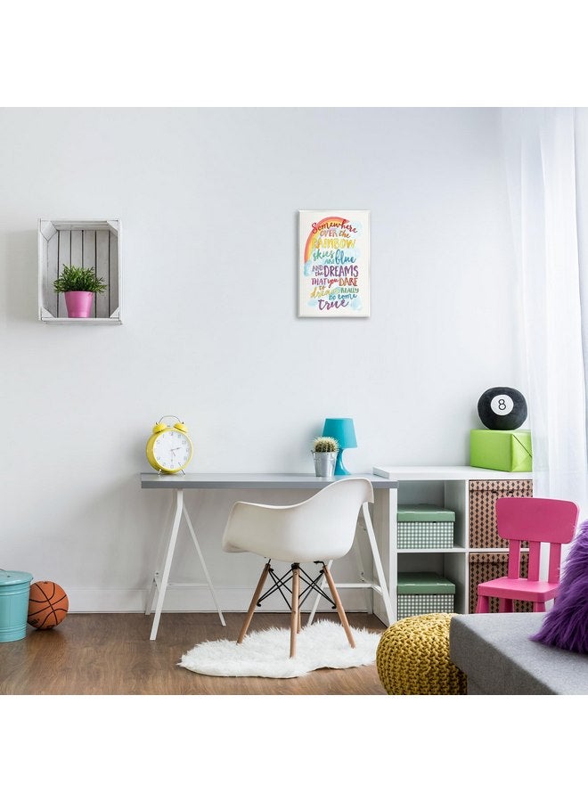 Stupell Industries Somewhere Rainbow, Design by Erica Billups Wall Art, 13x19, Multicolor - Image 2