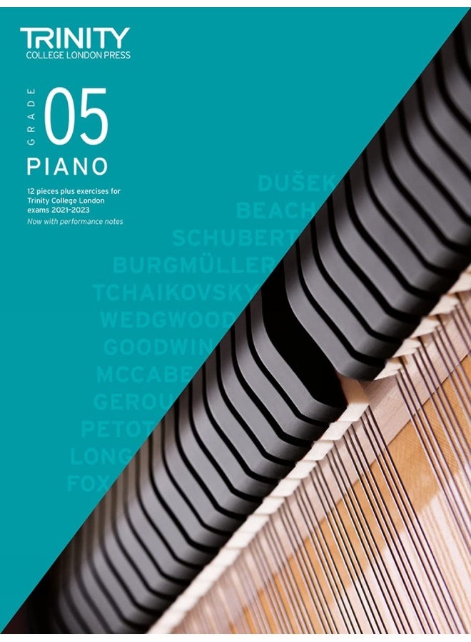 Trinity College London Piano Exam Pieces Plus Exercises 2021-2023: Grade 5: 12 pieces plus exercises for Trinity College London exams 2021-2023  - Image 1