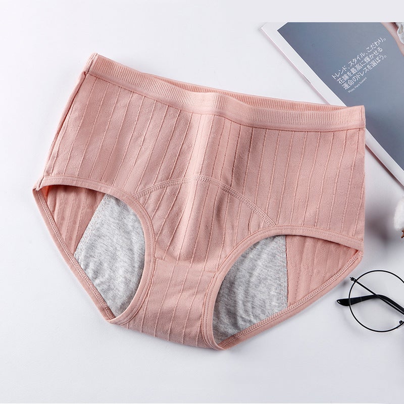 Plus Size Leakproof Cotton Period Panties Lotus root starch