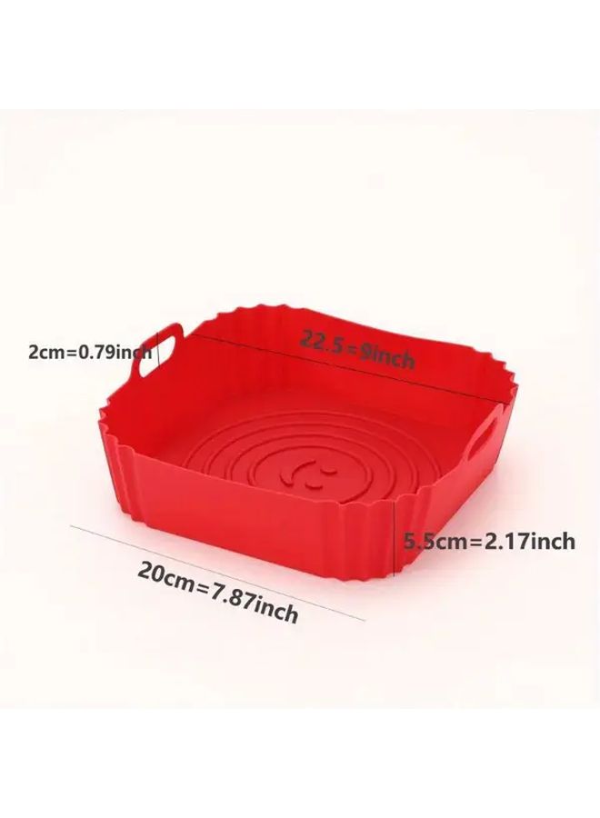 Brown Non Stick Silicone Air Fryer Liners Baking Mats For Oven And Air Fryer - Image 4