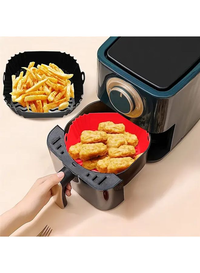 Brown Non Stick Silicone Air Fryer Liners Baking Mats For Oven And Air Fryer - Image 3