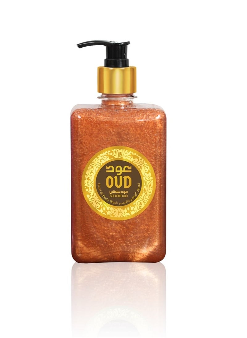Oud Luxury Collection Oud Hand & Body Wash - Sultani 500ml  - Image 2